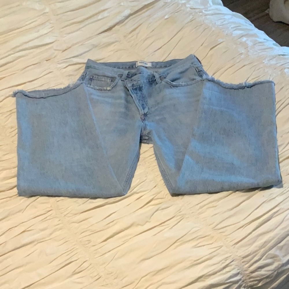 AGOLDE -27 Criss Cross light washed.